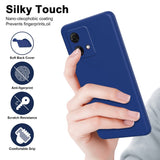 EIDERWOOD Motorola Moto G84 Liquid Silicone Case - Blue