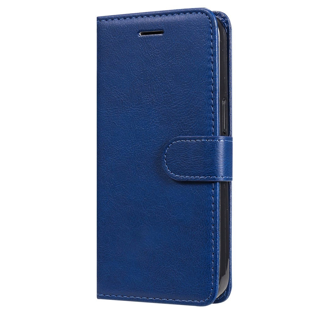 Xiaomi Poco C65 / Redmi 13C Leather Flip Case with Wallet and Strap - Blue