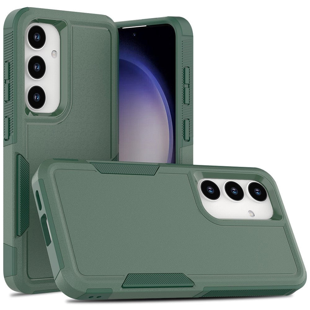 Samsung Galaxy S24 Hybrid Tough Plastic Case - Green