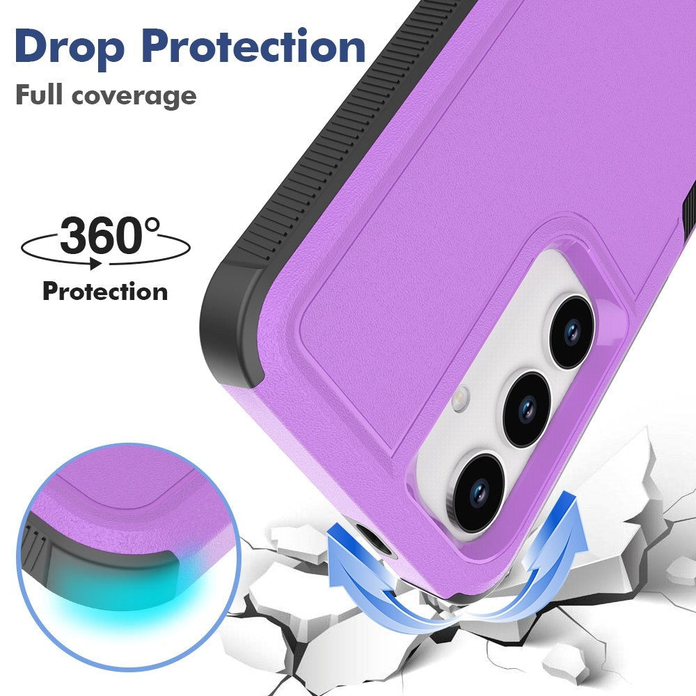 Samsung Galaxy S24+ (Plus) Hybrid Tough Plastic Case - Purple