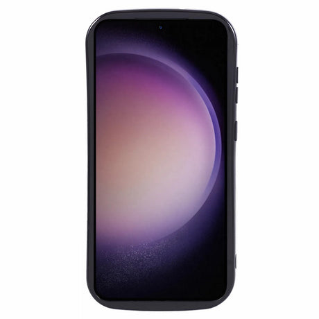 EIDERWOOD Samsung Galaxy S23+ (Plus) Flexible Plastic Case with Wavy Edges - Black