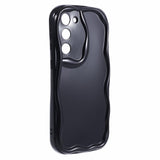 EIDERWOOD Samsung Galaxy S23+ (Plus) Flexible Plastic Case with Wavy Edges - Black