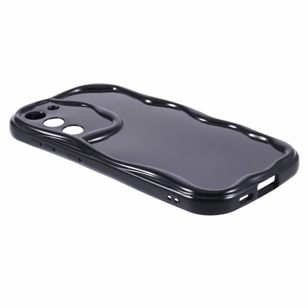 EIDERWOOD Samsung Galaxy S23+ (Plus) Flexible Plastic Case with Wavy Edges - Black
