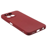 EIDERWOOD Honor X8 (5G) Matte Flexible Plastic Case - Red