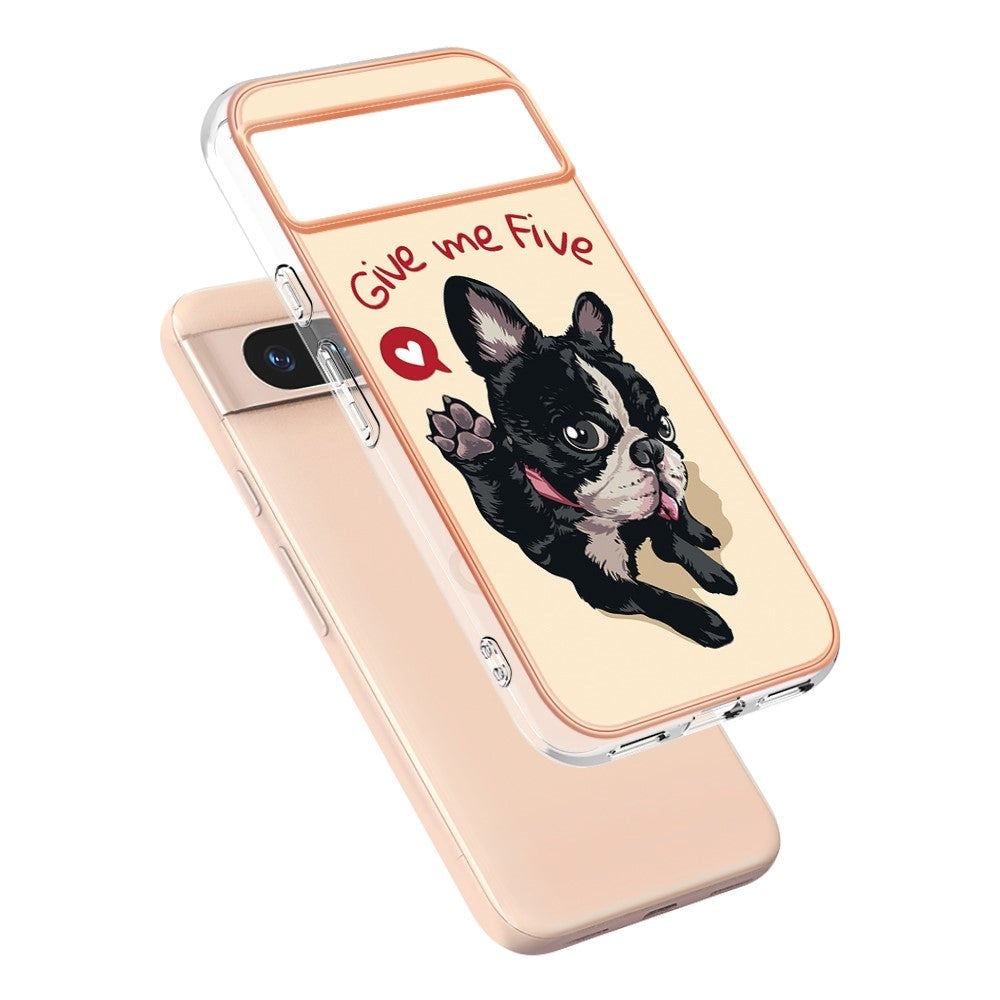 Google Pixel 8a Flexible Plastic Case w. Motif - Dog