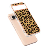 Google Pixel 8a Flexible Plastic Case w. Motif - Leopard