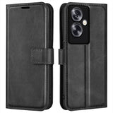 EIDERWOOD Oppo A79 (5G) / A2 (5G) Leather Flip Case w. Lommebok  & Stand Function - Black