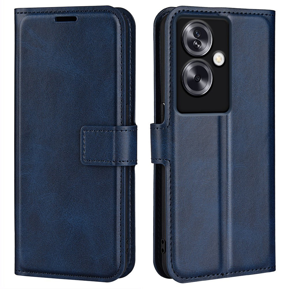 EIDERWOOD Oppo A79 (5G) / A2 (5G) Leather Flip Case w. Lommebok  & Stand Function - Blue