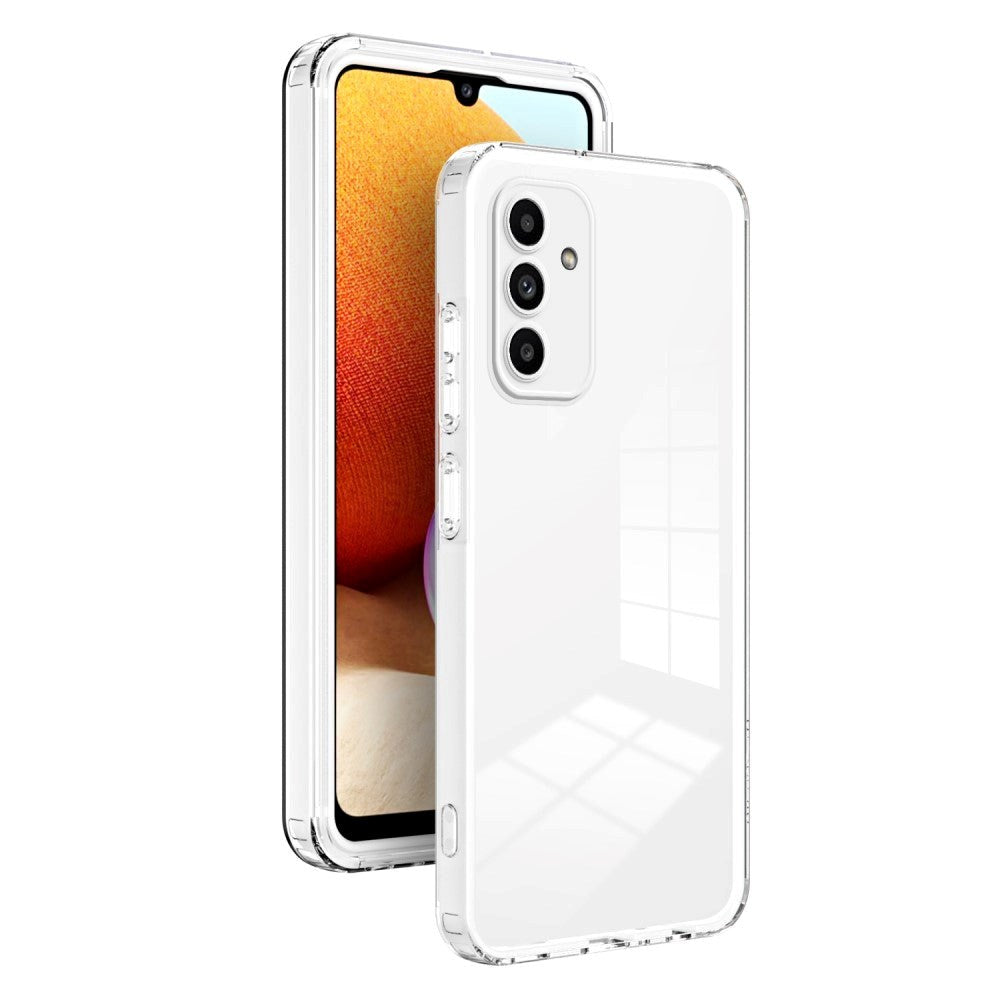 Samsung Galaxy A15 (5G) / A15 Hybrid Plastic Case - Transparent / White