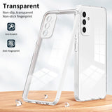 Samsung Galaxy A15 (5G) / A15 Hybrid Plastic Case - Transparent / White