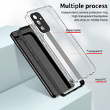 Samsung Galaxy A15 (5G) / A15 Hybrid Plastic Case - Transparent / Black