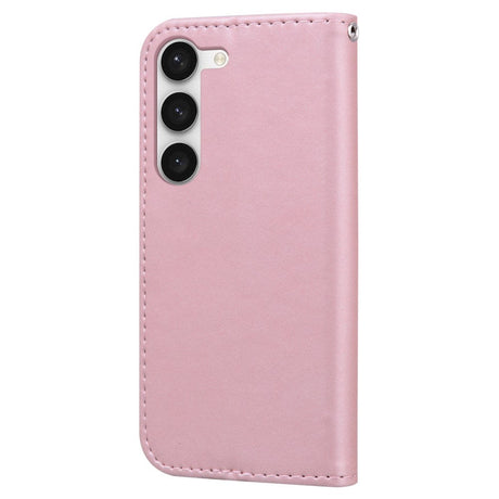 Samsung Galaxy S24+ (Plus) Flip Case with Strap / Standing function / Card Holder - Pink (Rabbit)