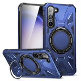 EIDERWOOD Tough Case for Samsung Galaxy S25+ / S24+ (Plus) With Kickstand and Magsafe - Dark Blue