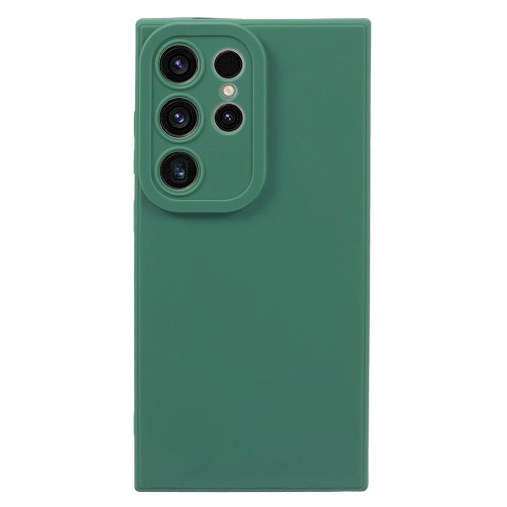 Samsung Galaxy S24 Ultra Matte Flexible Plastic Case - Green