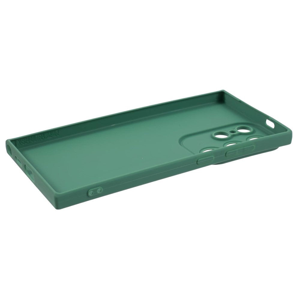 Samsung Galaxy S24 Ultra Matte Flexible Plastic Case - Green