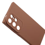 Samsung Galaxy S24 Ultra Matte Flexible Plastic Case - Brown