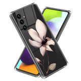 Samsung Galaxy A15 (5G) / A15 Flexible Plastic Case - Transparent / Magnolia Flower