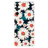 Samsung Galaxy A05s Flexible Plastic Case w. Motif - Daisies