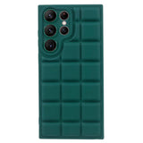 Samsung Galaxy S24 Ultra Flexible Plastic Case w. Jacket Texture - Green