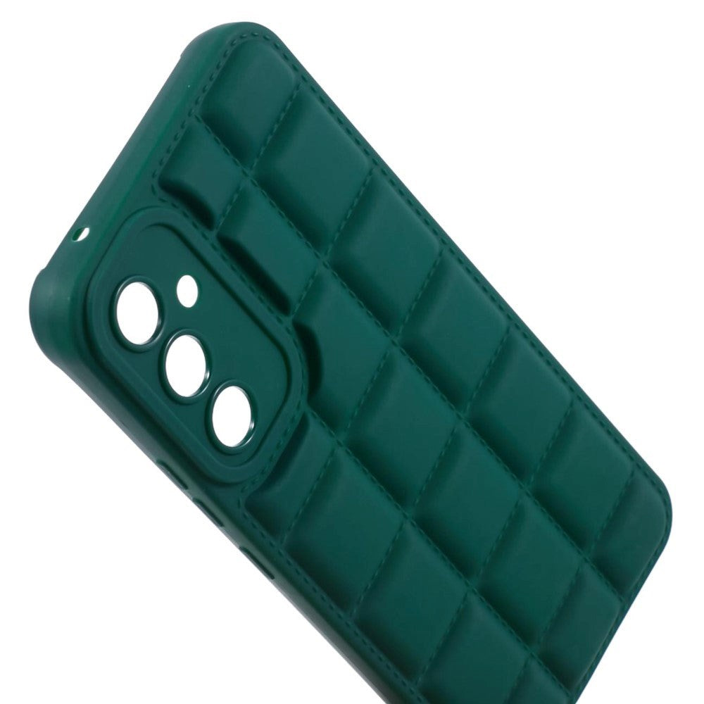 Samsung Galaxy A05s Flexible Plastic Case w. Jacket Texture - Green