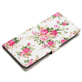 EIDERWOOD Xiaomi Poco C65 / Redmi 13C (4G) Leather Flip Case with Wallet and Strap - Flowers