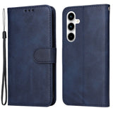 Samsung Galaxy A35 (5G) Faux Leather Flip Case w. Wallet & Strap - Blue