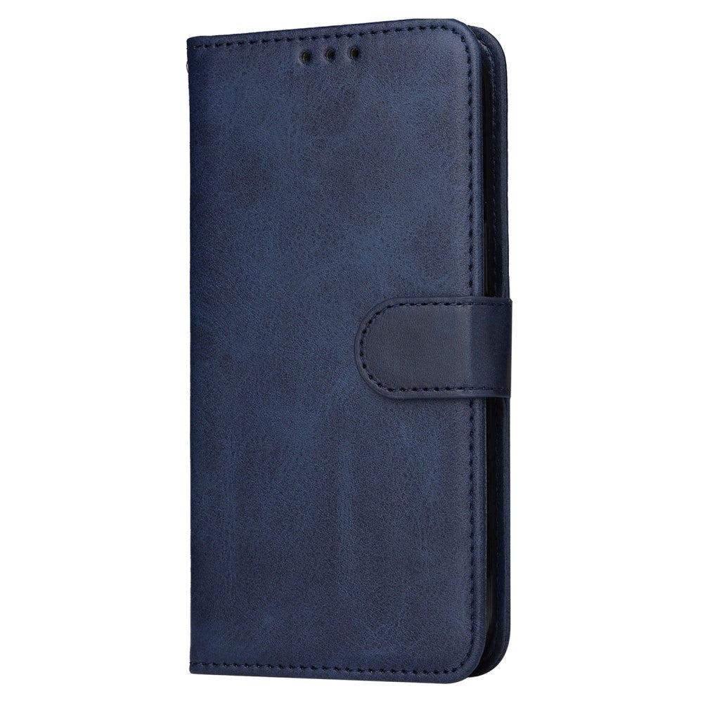 Samsung Galaxy A35 (5G) Faux Leather Flip Case w. Wallet & Strap - Blue