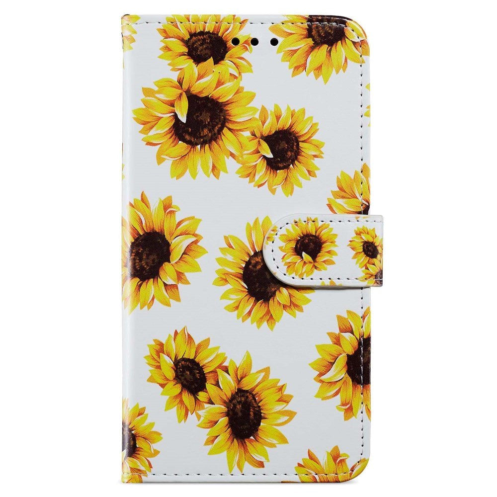 Samsung Galaxy A35 (5G) PU Leather Case w. Wallet og Strap - Sunflower