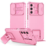 Samsung Galaxy A15 (5G) / A15 Tough Case w. Magnetic Kickstand & Cam Slider - Pink