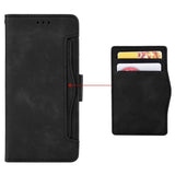 EIDERWOOD OnePlus Open Faux Leather Flip Case with Stand Function & Removable Card Holder - Black