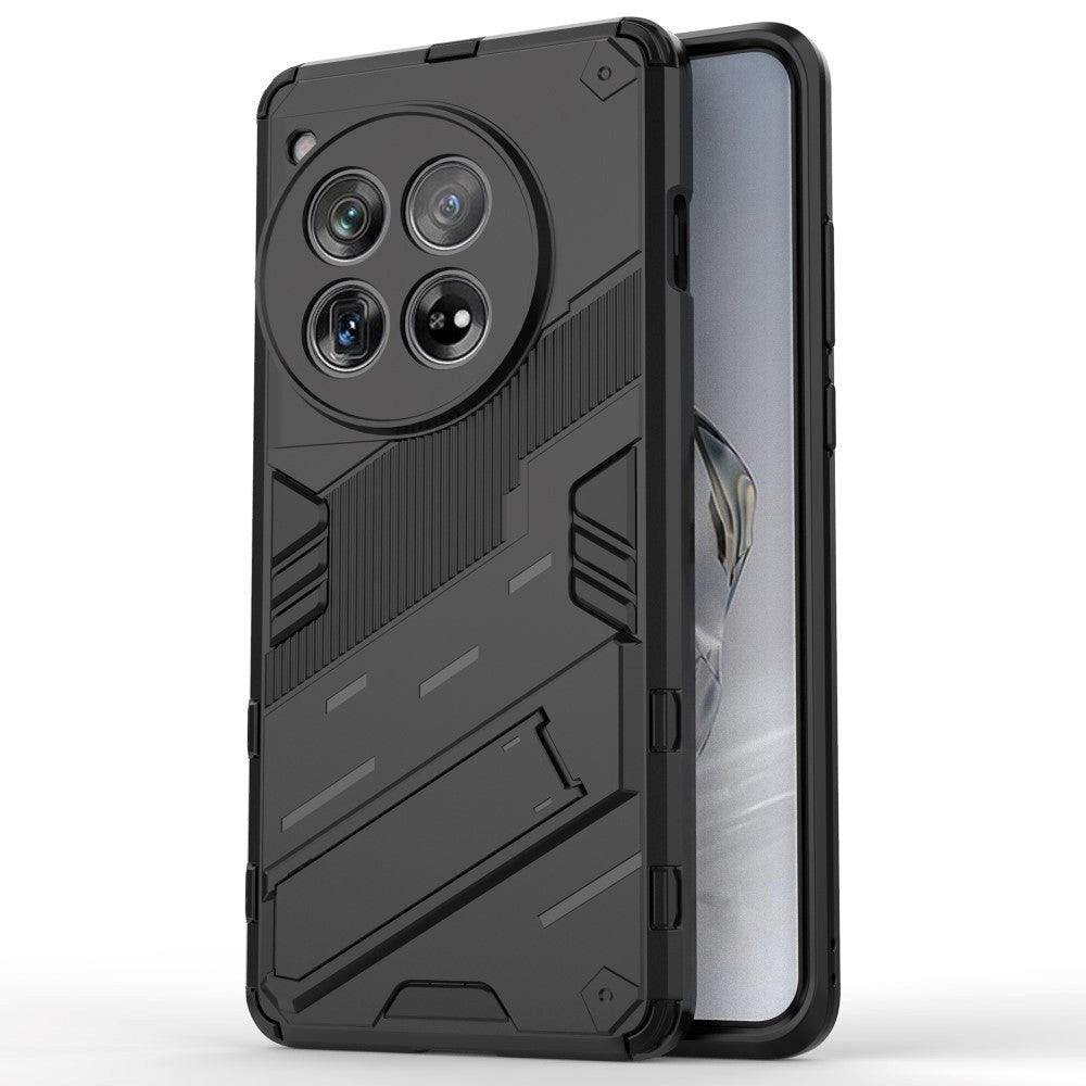 OnePlus 12 Hybrid Tough Case with Kickstand - Black