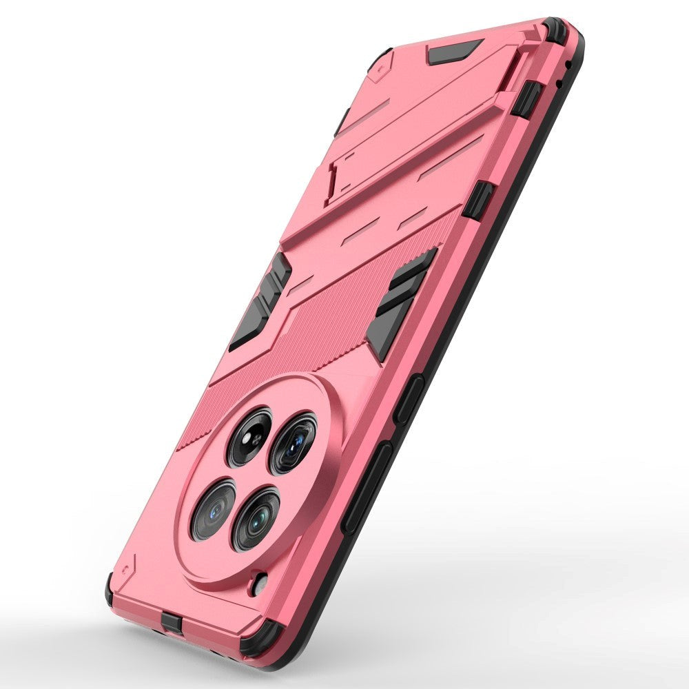 OnePlus 12 Hybrid Tough Case with Kickstand - Pink