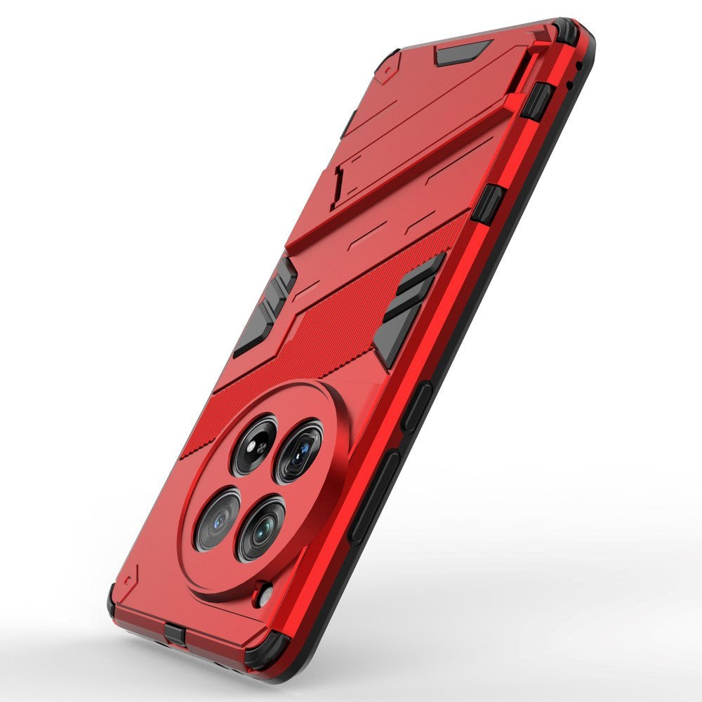 OnePlus 12 Hybrid Tough Case with Kickstand - Red