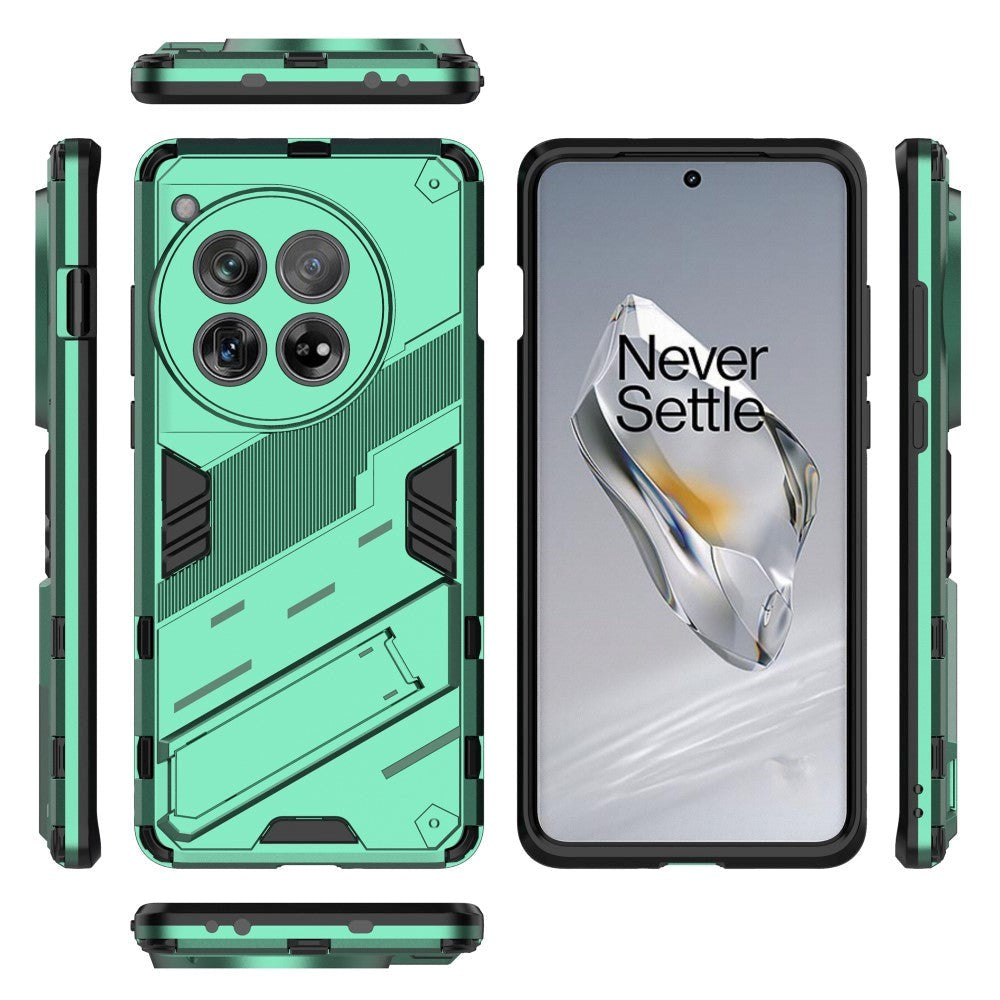 OnePlus 12 Hybrid Tough Case with Kickstand - Green