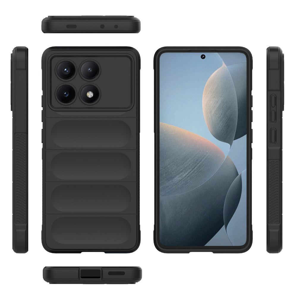 EIDERWOOD Xiaomi Poco X6 Pro Flexible Plastic Case - Black