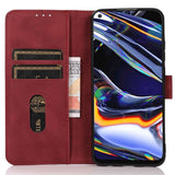 OnePlus 12 KHAZNEH Retro Leather Wallet Case - Red