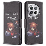 OnePlus 12 Flip Case w. Wallet - Don't Touch My Phone Bear