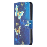 OnePlus 12 Flip Case w. Wallet - Golden Butterflies