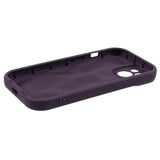 iPhone 15 Flexible Plastic Case w. Wave Design - Mat Purple