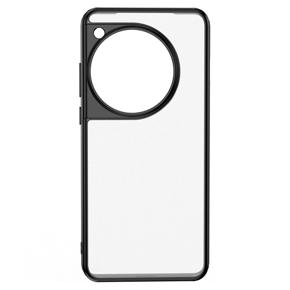 OnePlus 12 Hard Plastic Case - Transparent / Black Edge