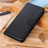 Samsung Galaxy Xcover 7 Leather Flip Case with Wallet - Black