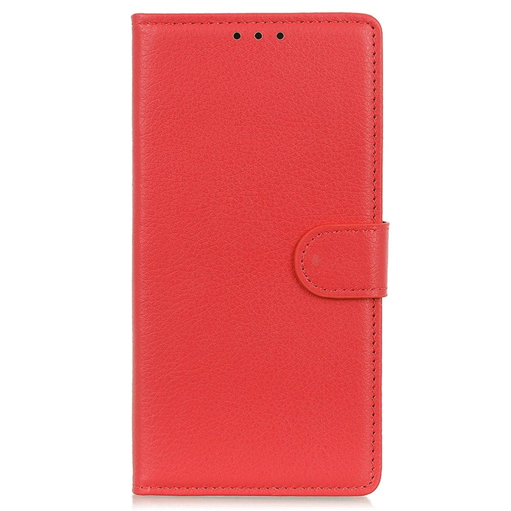 Samsung Galaxy Xcover 7 Leather Flip Case with Wallet - Red