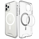 EIDERWOOD iPhone 11 Pro Max Hybrid Plastic Case - MagSafe Compatible - Transparent / White