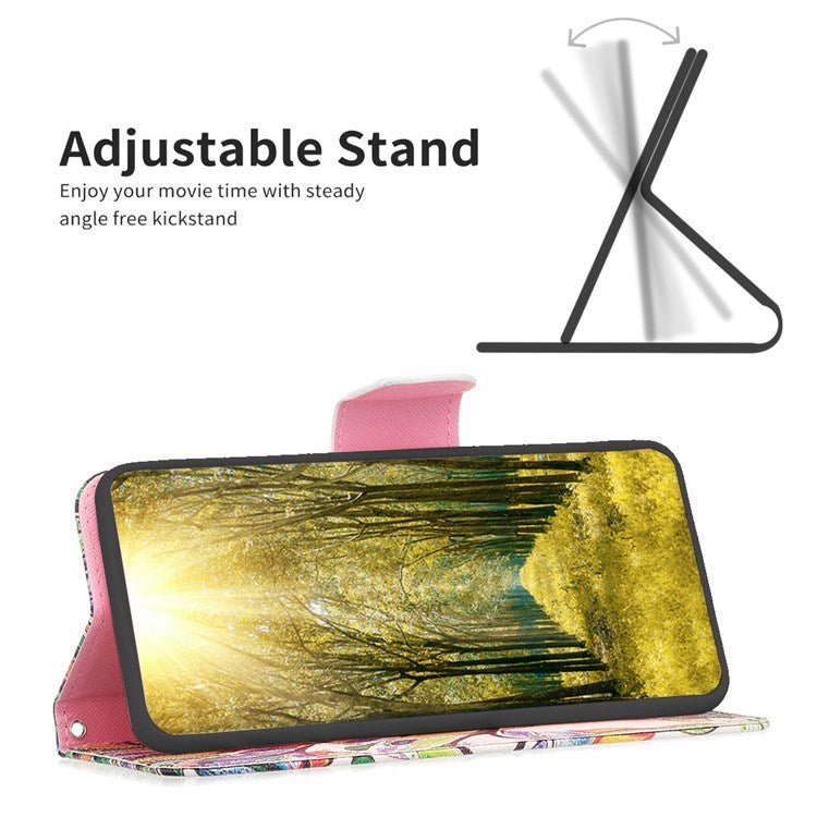 EIDERWOOD Samsung Galaxy Xcover 7 Flip Case with 2 x Card Holder - Colorful Tree