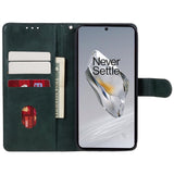 OnePlus 12R Leather Case with Wallet - Green