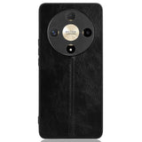 EIDERWOOD Honor Magic6 Lite (5G) Faux Leather Back Case - Black