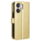EIDERWOOD Xiaomi Redmi 13C (5G) Faux Leather Flip Case with Strap - Gold