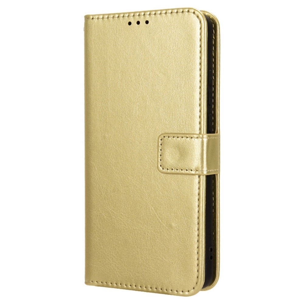 EIDERWOOD Samsung Galaxy Xcover 7 Leather Flip Case w. Stand & Wallet - Gold