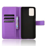 EIDERWOOD Motorola Moto G04 / G24 / G24 Power Leather Flip Case w. Strap & Texture - Purple