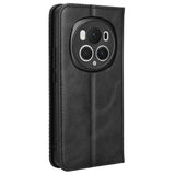 EIDERWOOD Honor Magic6 Pro (5G) Magnetic Faux Leather Flip Case - Black